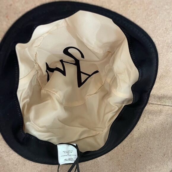 ASN NEW Harper Floppy Felt Beige Hat With Stitched Braided Accent main image 8